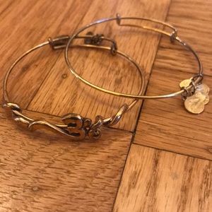 Alex and Ani Om Energy bracelets
